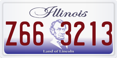 IL license plate Z663213