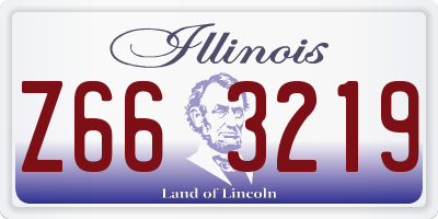 IL license plate Z663219