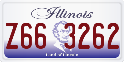 IL license plate Z663262