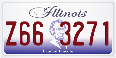 IL license plate Z663271
