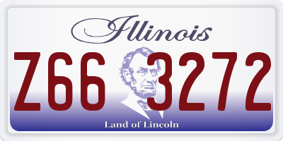 IL license plate Z663272