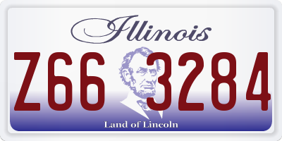 IL license plate Z663284