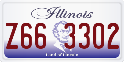 IL license plate Z663302
