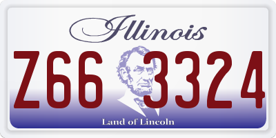 IL license plate Z663324