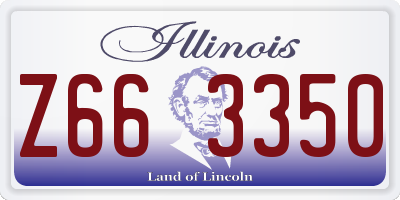 IL license plate Z663350