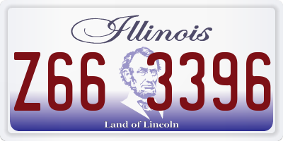 IL license plate Z663396