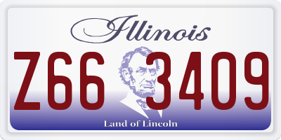 IL license plate Z663409