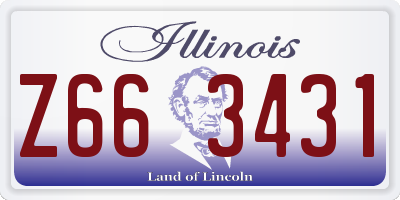 IL license plate Z663431
