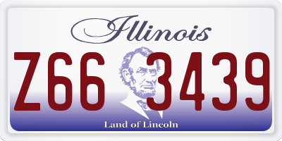 IL license plate Z663439