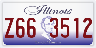 IL license plate Z663512