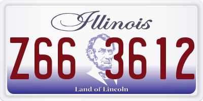 IL license plate Z663612