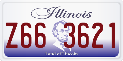 IL license plate Z663621
