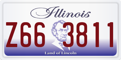 IL license plate Z663811