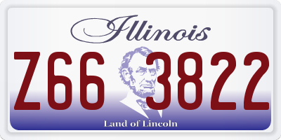 IL license plate Z663822