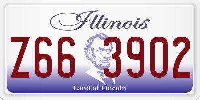 IL license plate Z663902