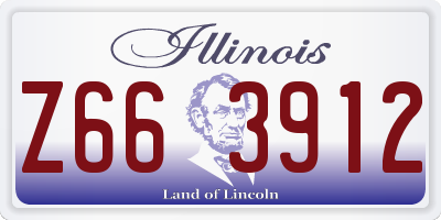 IL license plate Z663912