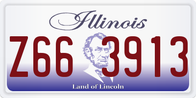IL license plate Z663913