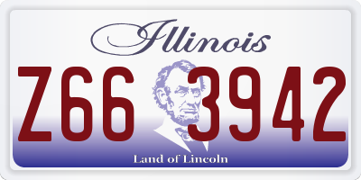 IL license plate Z663942