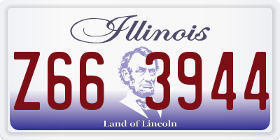 IL license plate Z663944