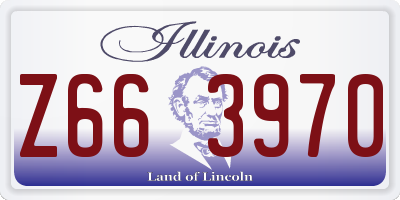 IL license plate Z663970