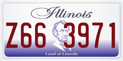 IL license plate Z663971