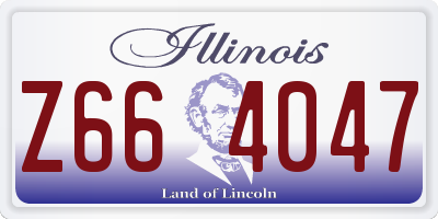 IL license plate Z664047