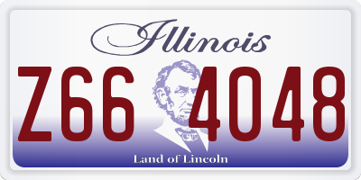 IL license plate Z664048