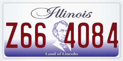 IL license plate Z664084