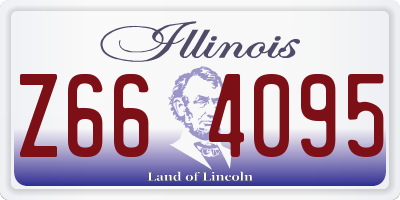 IL license plate Z664095