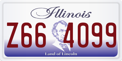 IL license plate Z664099