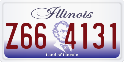 IL license plate Z664131