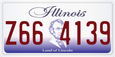 IL license plate Z664139