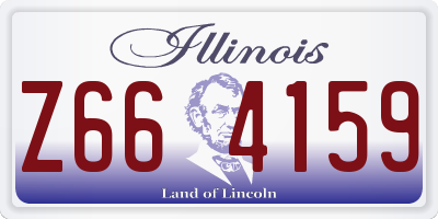IL license plate Z664159