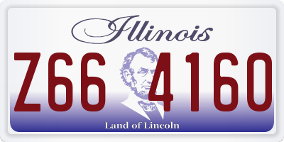 IL license plate Z664160