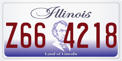 IL license plate Z664218