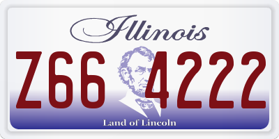 IL license plate Z664222