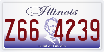 IL license plate Z664239