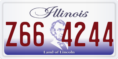 IL license plate Z664244