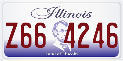 IL license plate Z664246
