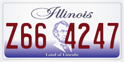 IL license plate Z664247
