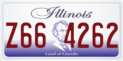 IL license plate Z664262