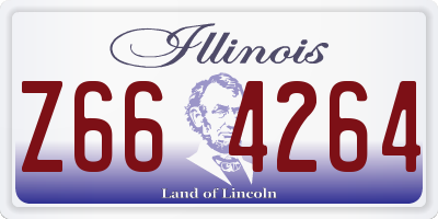 IL license plate Z664264