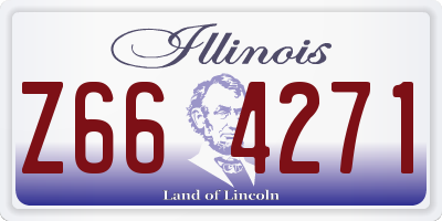 IL license plate Z664271
