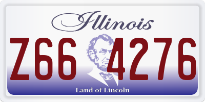 IL license plate Z664276