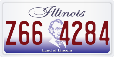 IL license plate Z664284