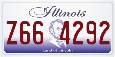 IL license plate Z664292