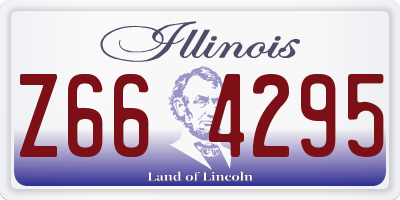 IL license plate Z664295