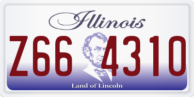 IL license plate Z664310
