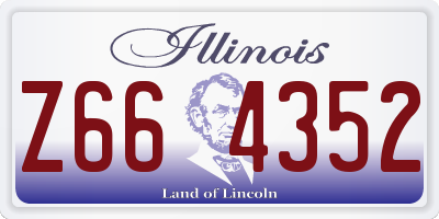IL license plate Z664352