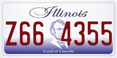 IL license plate Z664355